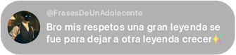 Comentario de seguidor