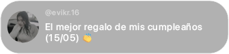 Comentario de seguidor
