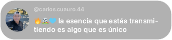 Comentario de seguidor