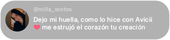 Comentario de seguidor