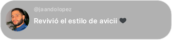 Comentario de seguidor