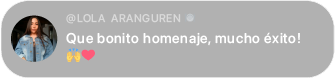 Comentario de seguidor