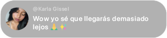Comentario de seguidor