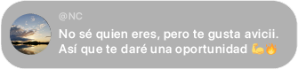 Comentario de seguidor